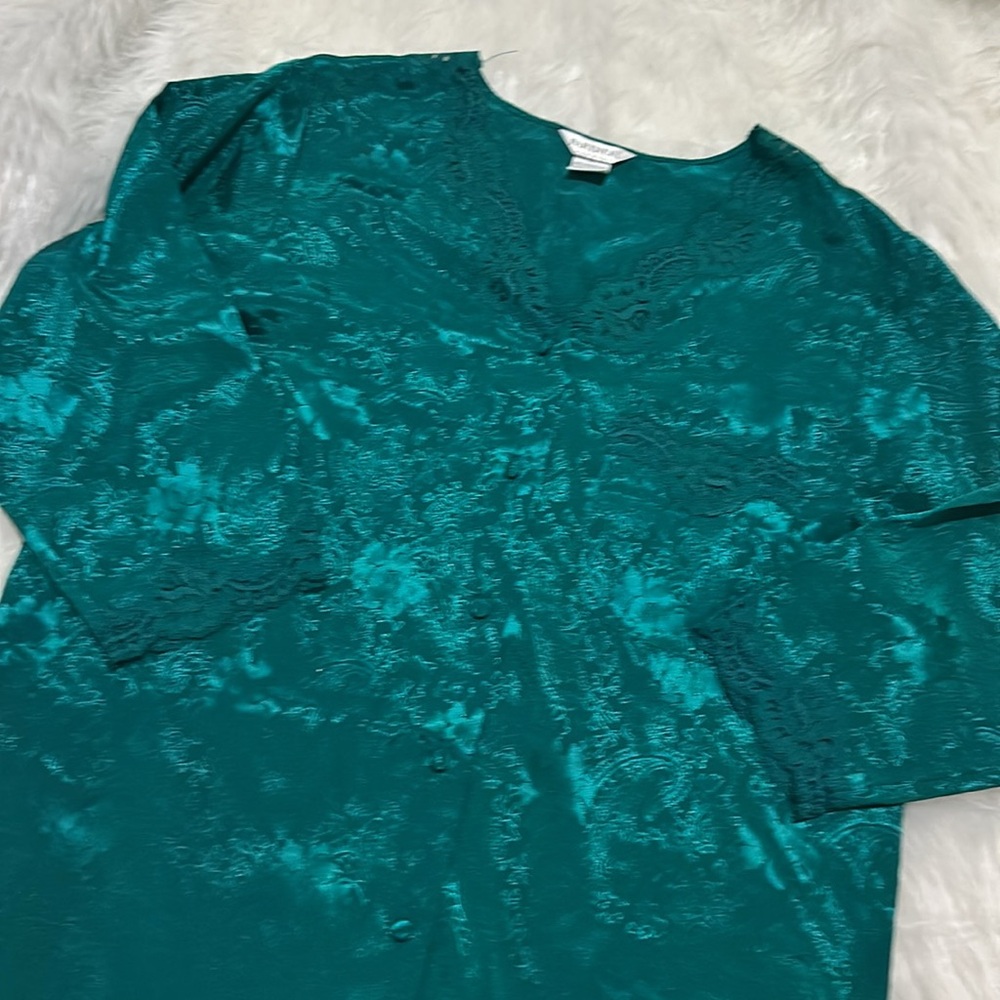 Vintage partners green nightgown size medium